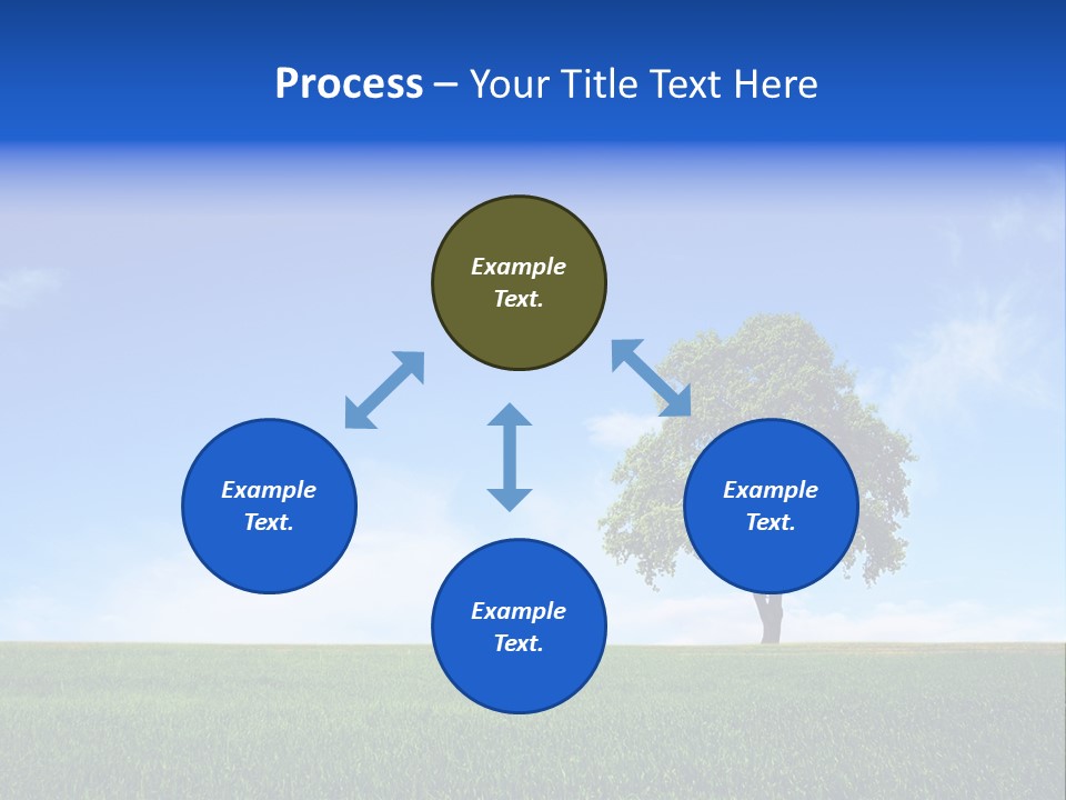 Horizon White Season PowerPoint Template