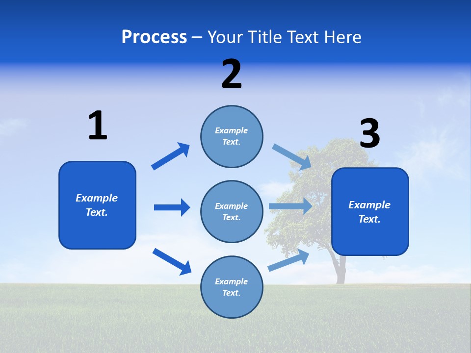 Horizon White Season PowerPoint Template