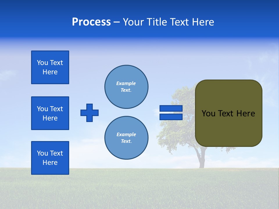 Horizon White Season PowerPoint Template