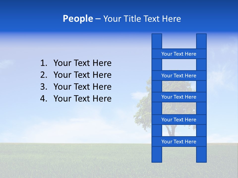 Horizon White Season PowerPoint Template