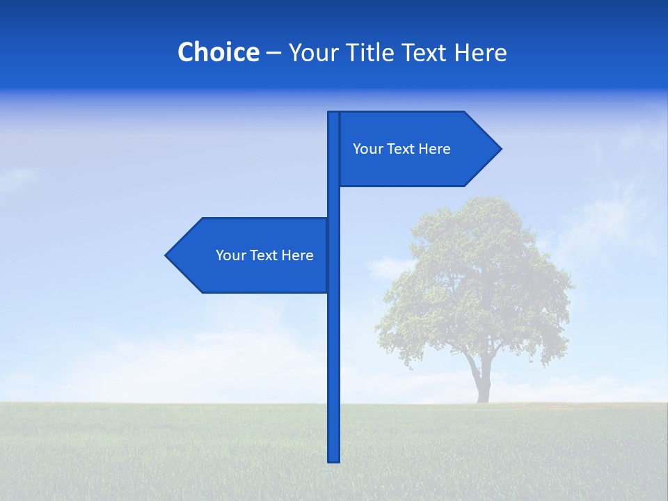 Horizon White Season PowerPoint Template