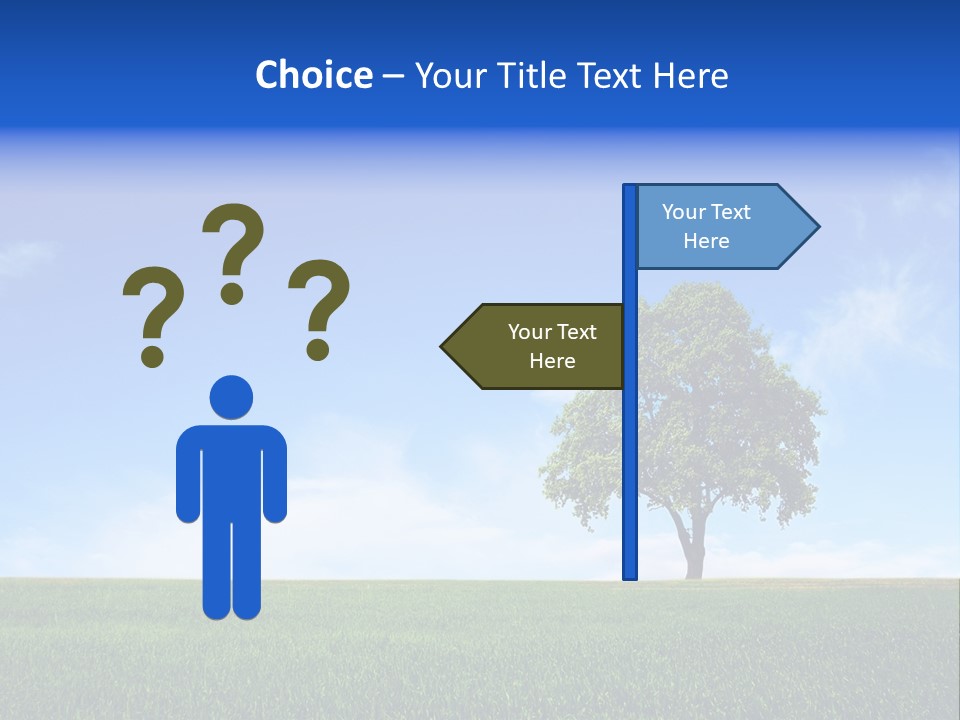 Horizon White Season PowerPoint Template