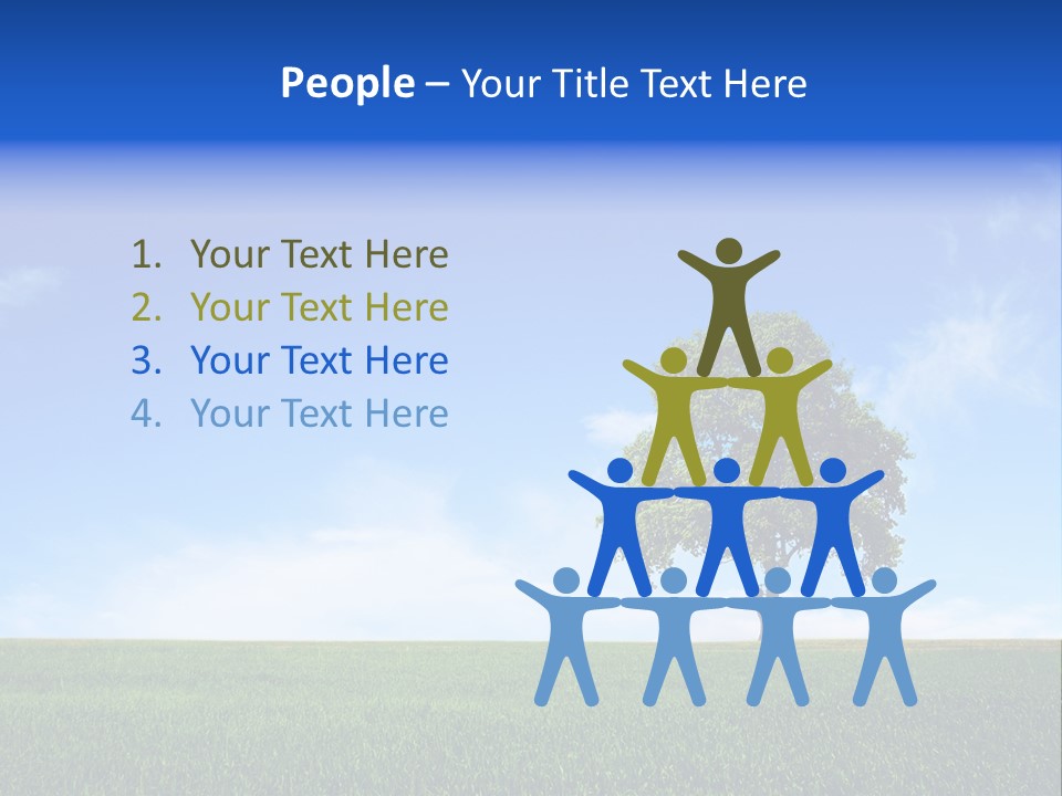 Horizon White Season PowerPoint Template