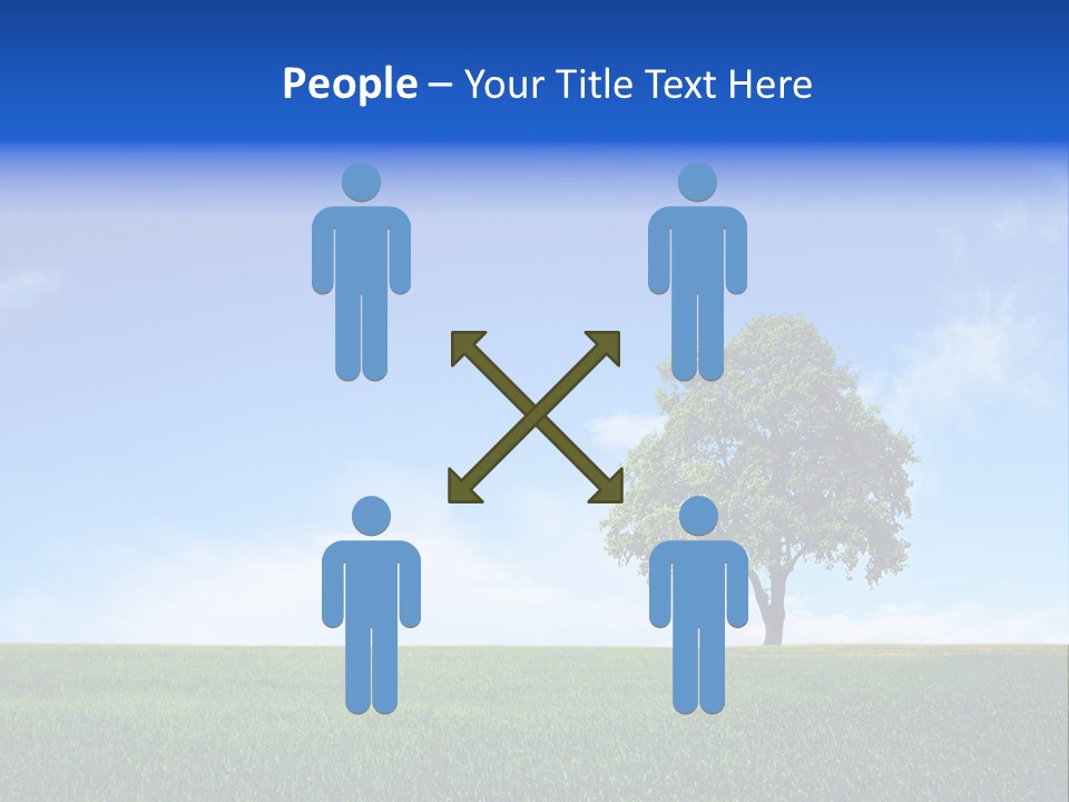 Horizon White Season PowerPoint Template