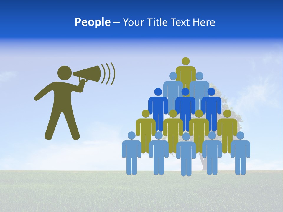 Horizon White Season PowerPoint Template