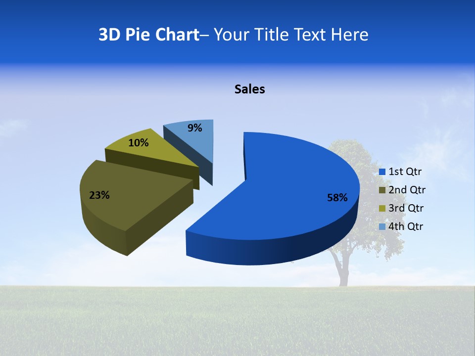 Horizon White Season PowerPoint Template