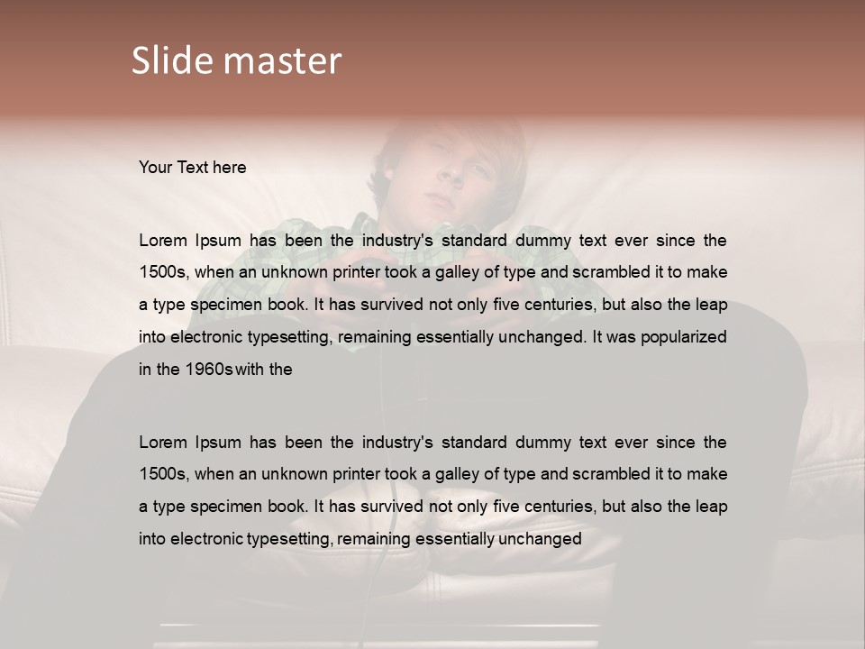 Facial Lazy Hobby PowerPoint Template