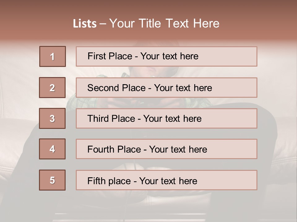 Facial Lazy Hobby PowerPoint Template
