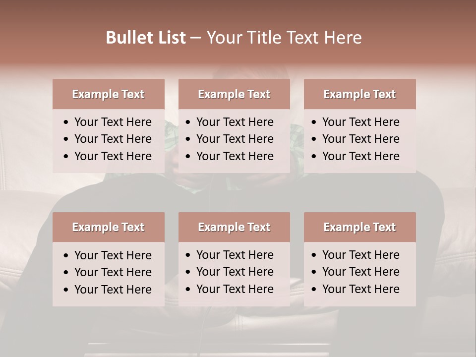 Facial Lazy Hobby PowerPoint Template