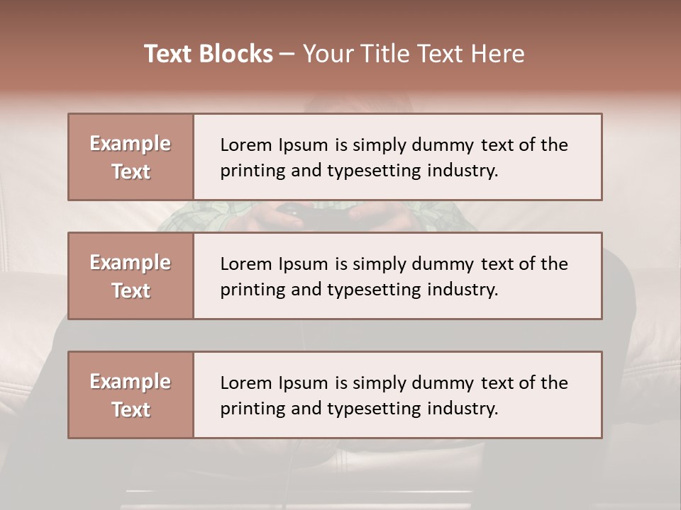 Facial Lazy Hobby PowerPoint Template