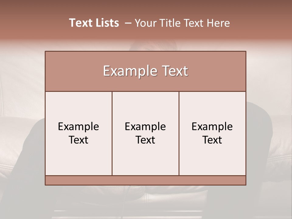 Facial Lazy Hobby PowerPoint Template