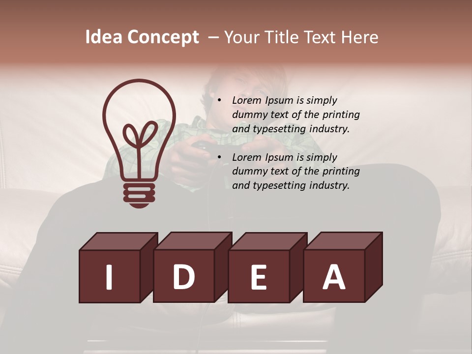 Facial Lazy Hobby PowerPoint Template