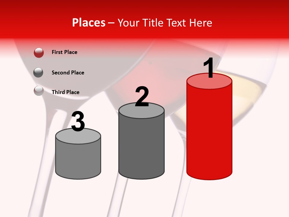 Yellow Glassware Wine PowerPoint Template