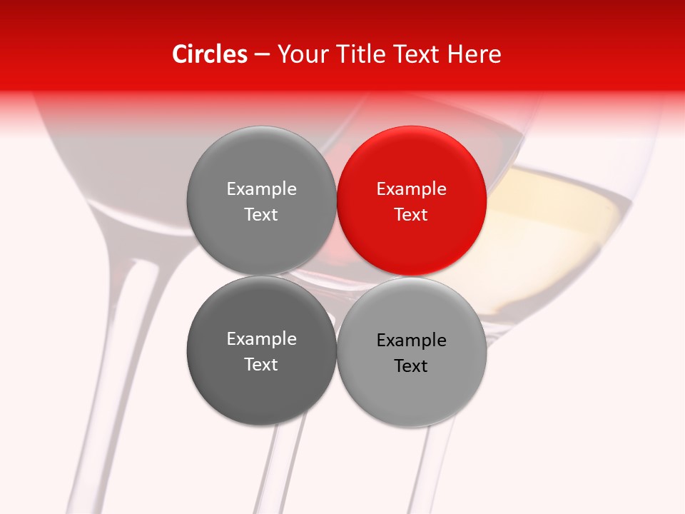 Yellow Glassware Wine PowerPoint Template