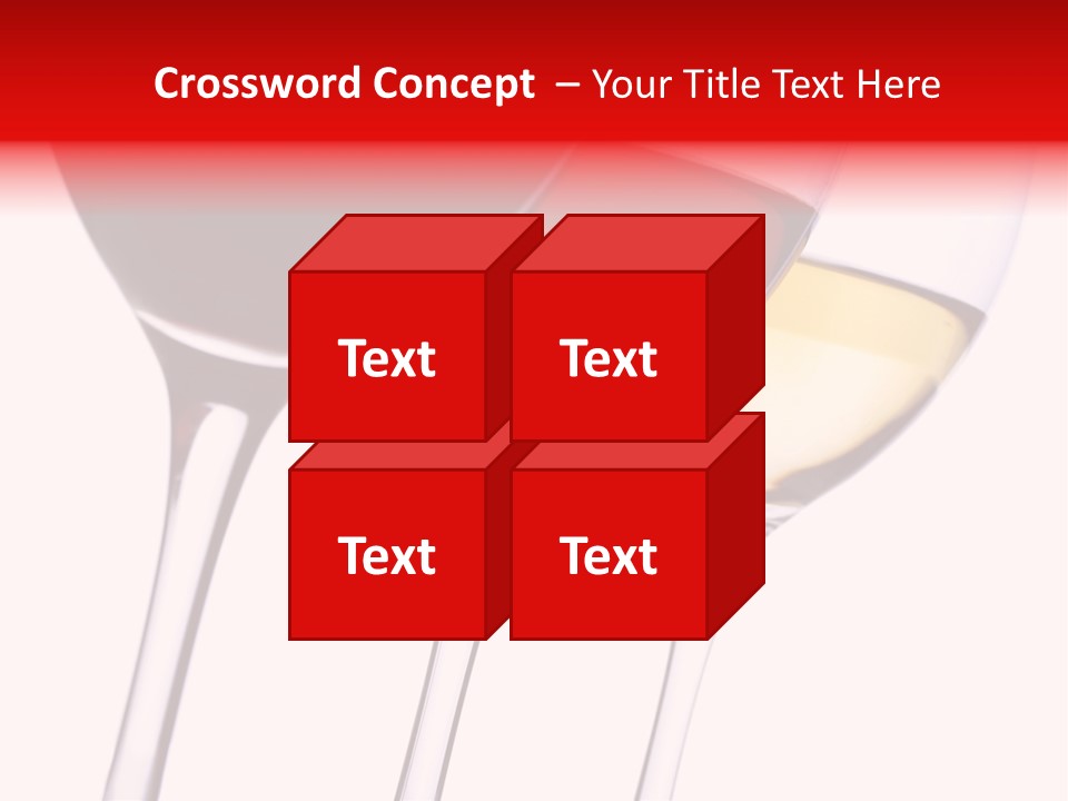 Yellow Glassware Wine PowerPoint Template