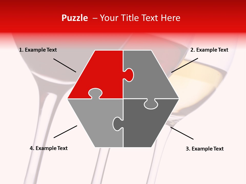 Yellow Glassware Wine PowerPoint Template
