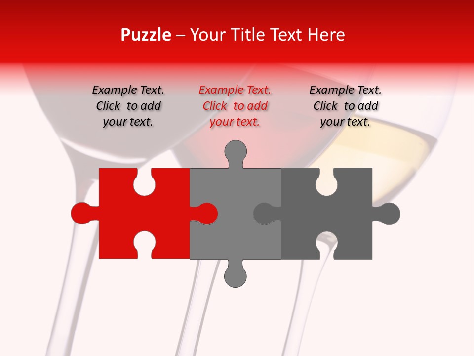 Yellow Glassware Wine PowerPoint Template