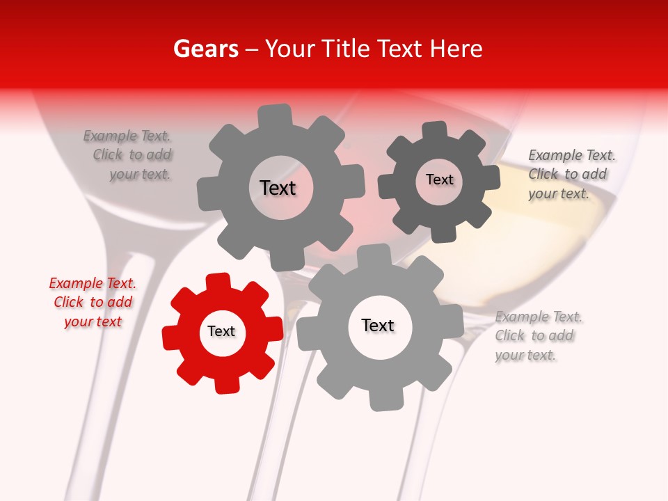 Yellow Glassware Wine PowerPoint Template