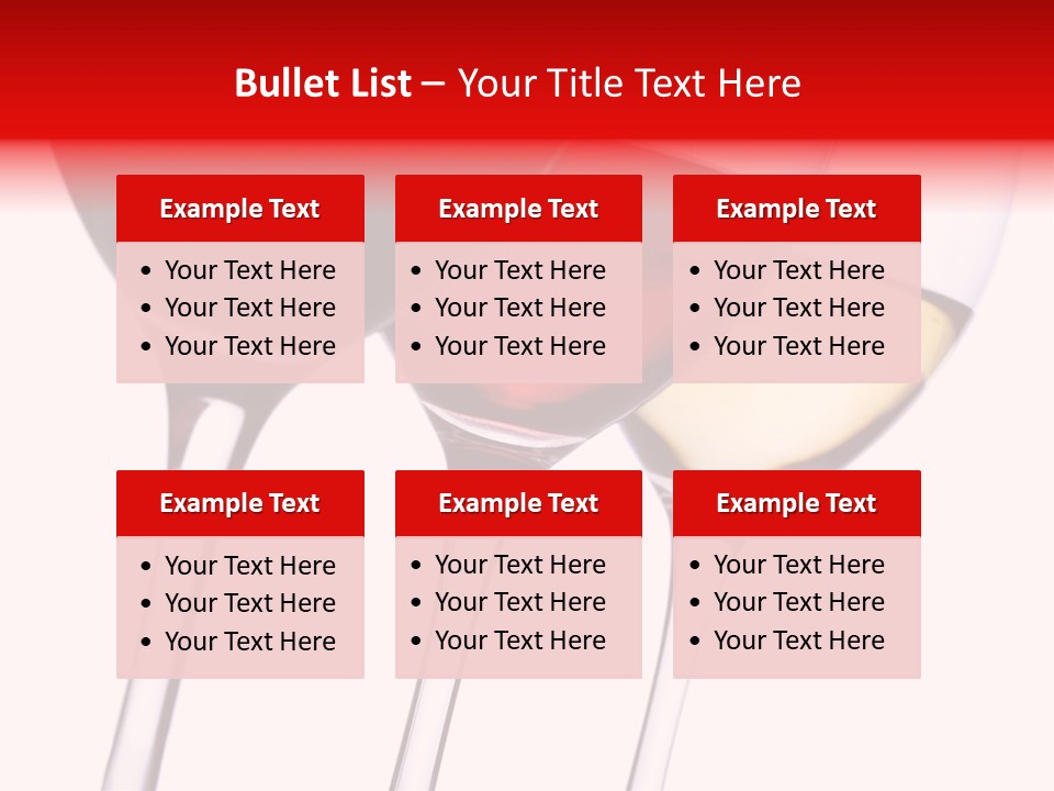 Yellow Glassware Wine PowerPoint Template
