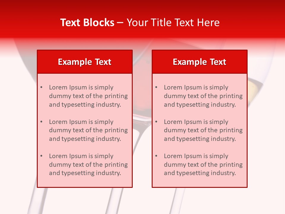 Yellow Glassware Wine PowerPoint Template