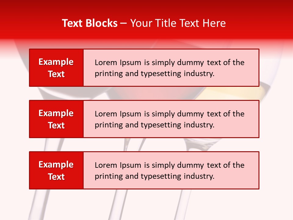 Yellow Glassware Wine PowerPoint Template