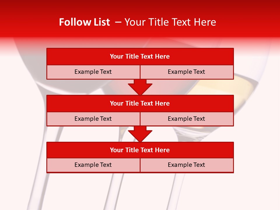 Yellow Glassware Wine PowerPoint Template