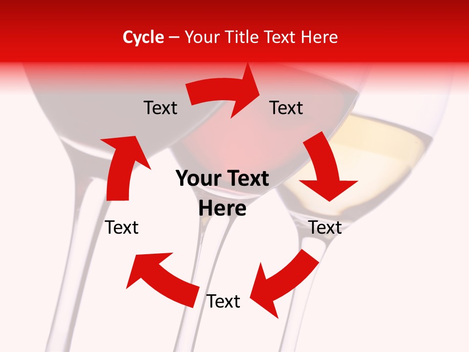 Yellow Glassware Wine PowerPoint Template