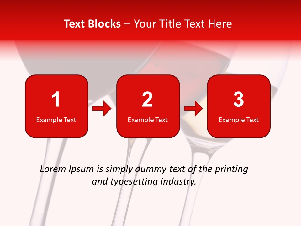 Yellow Glassware Wine PowerPoint Template