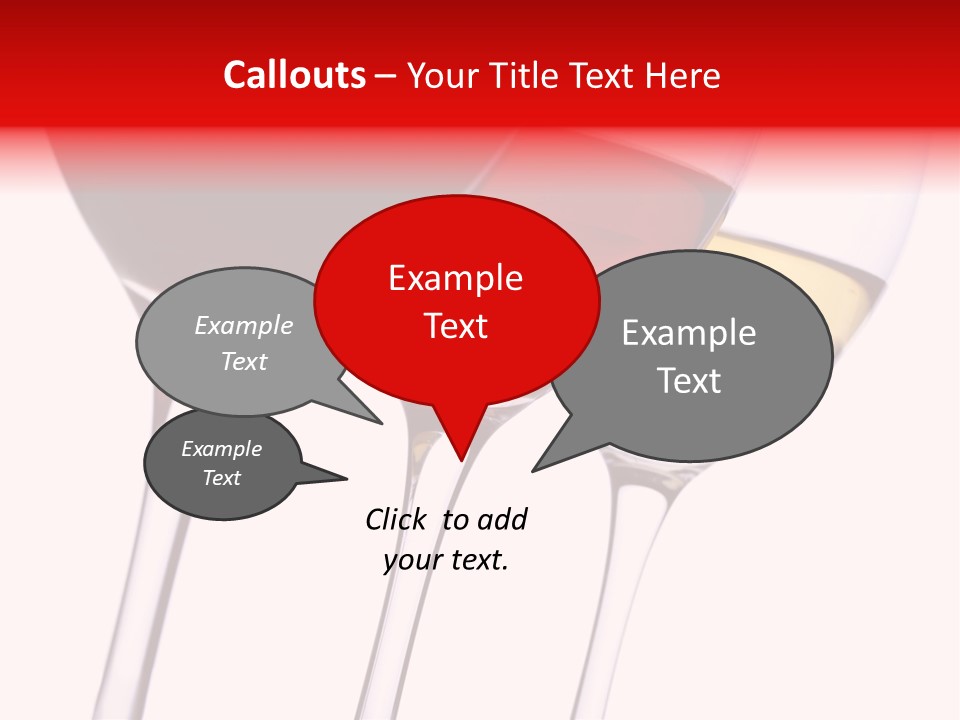 Yellow Glassware Wine PowerPoint Template