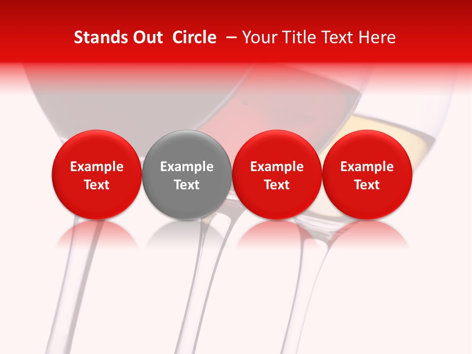 Yellow Glassware Wine PowerPoint Template