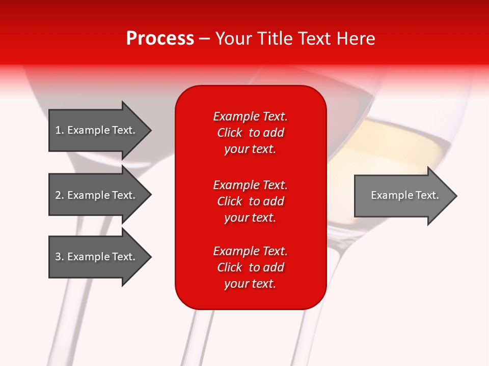 Yellow Glassware Wine PowerPoint Template