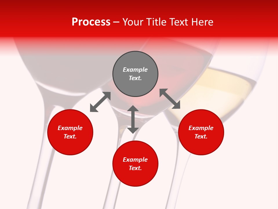 Yellow Glassware Wine PowerPoint Template