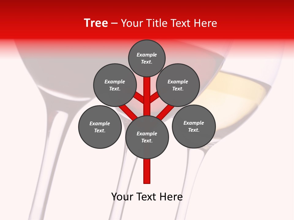 Yellow Glassware Wine PowerPoint Template