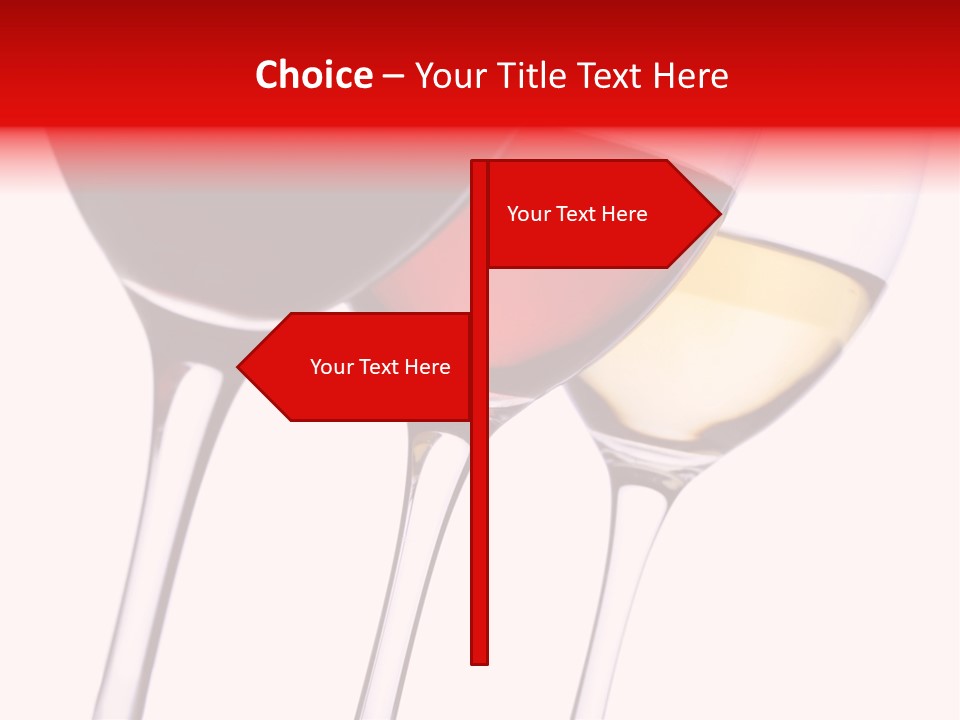 Yellow Glassware Wine PowerPoint Template