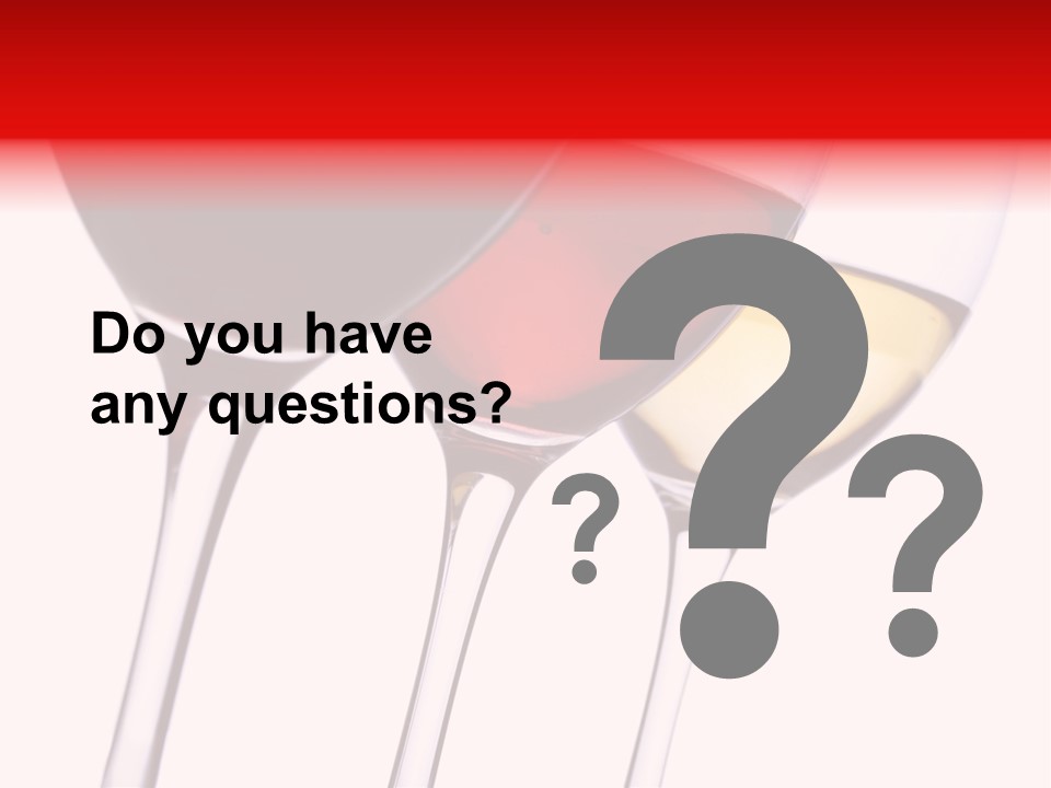 Yellow Glassware Wine PowerPoint Template