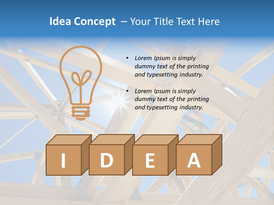 Realty Renovation Roofing PowerPoint Template