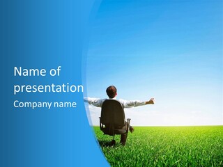 Landscape Contemplation Rural PowerPoint Template