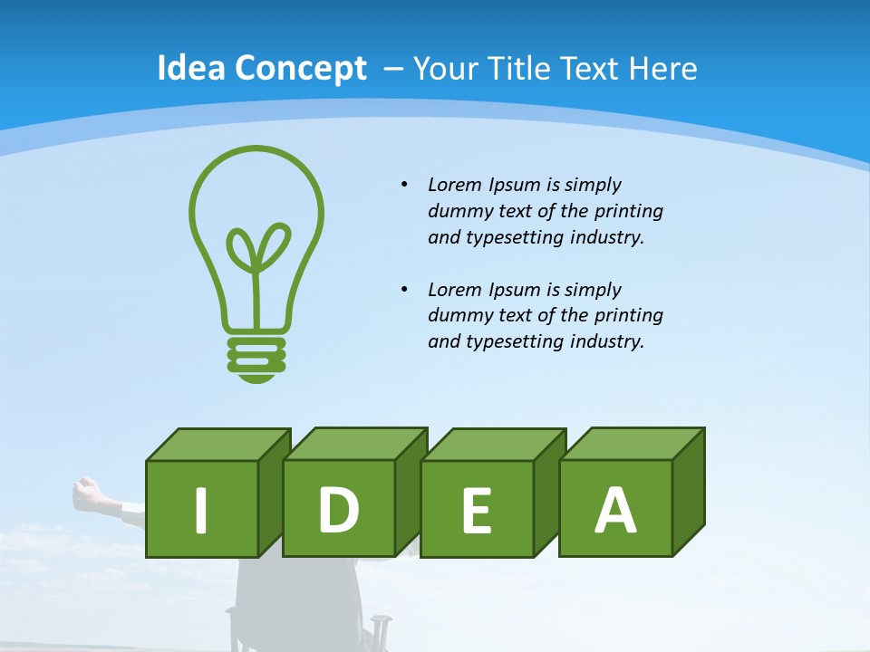 Landscape Contemplation Rural PowerPoint Template
