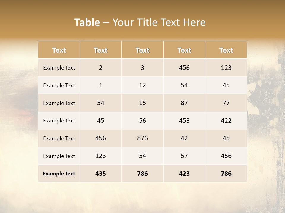 Art Retro Grunge PowerPoint Template