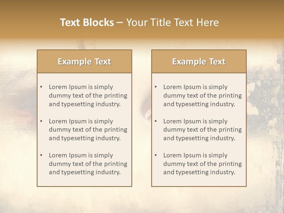 Art Retro Grunge PowerPoint Template