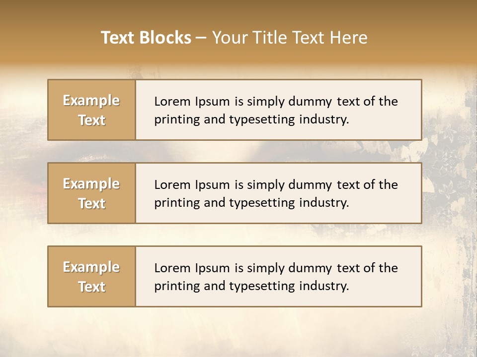 Art Retro Grunge PowerPoint Template