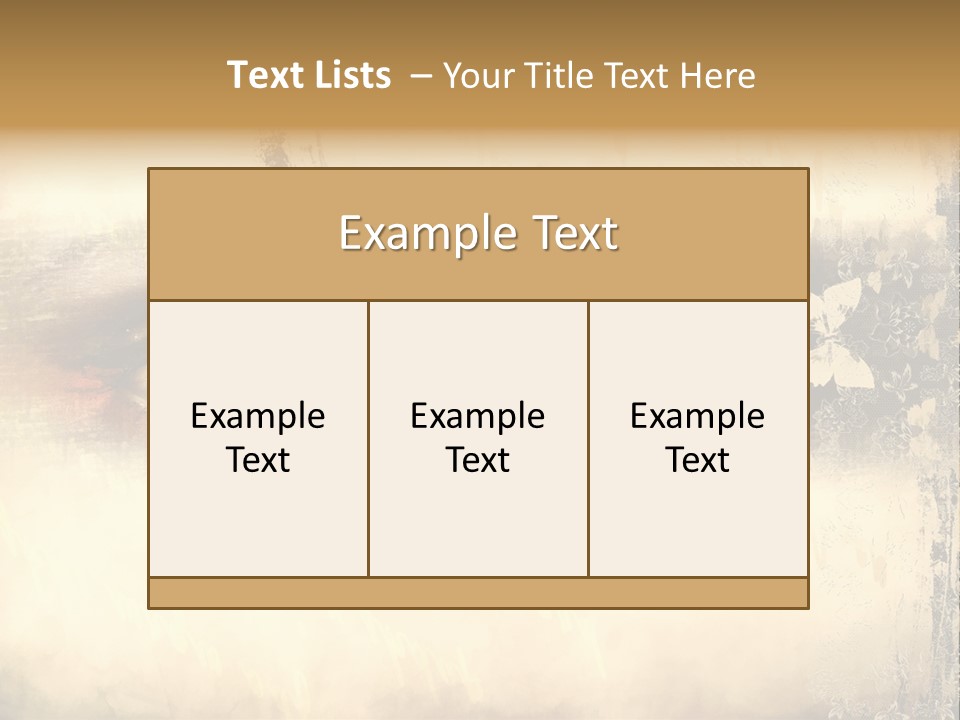 Art Retro Grunge PowerPoint Template