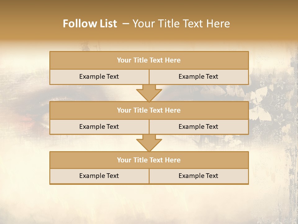 Art Retro Grunge PowerPoint Template