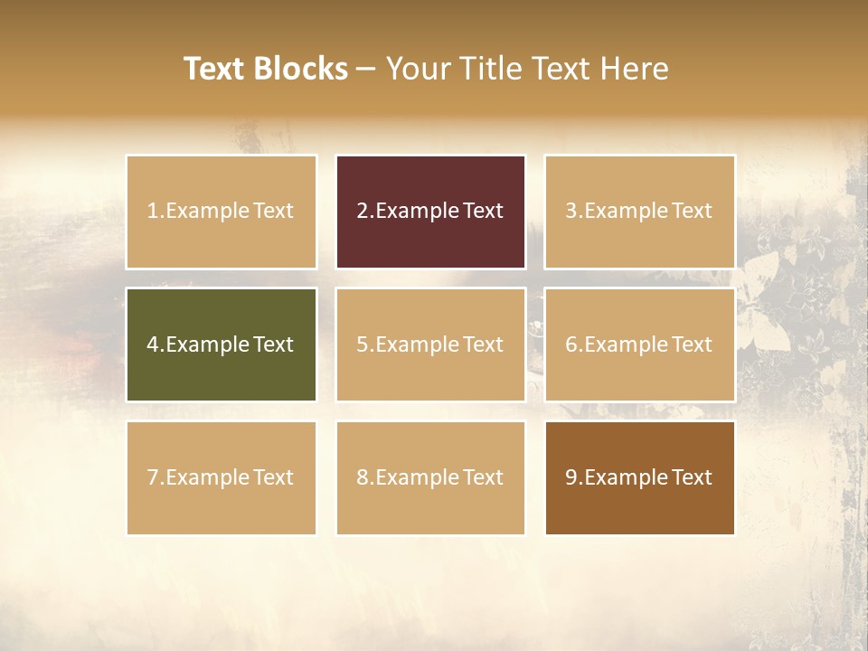 Art Retro Grunge PowerPoint Template