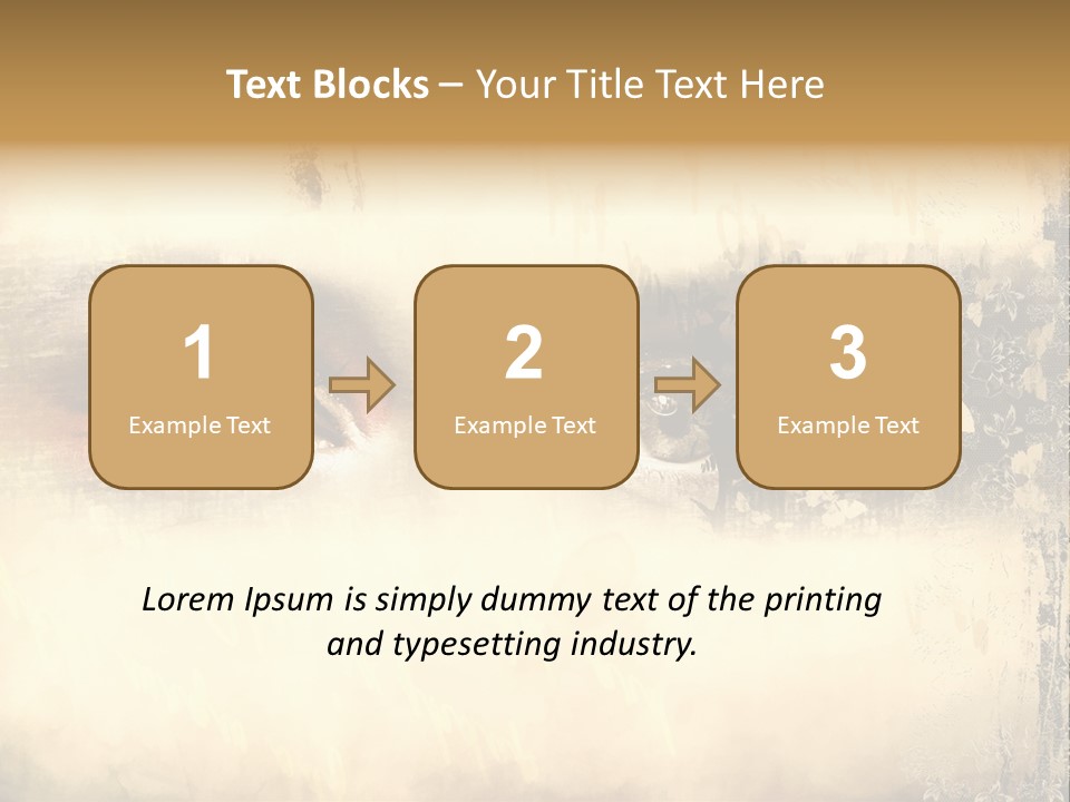 Art Retro Grunge PowerPoint Template