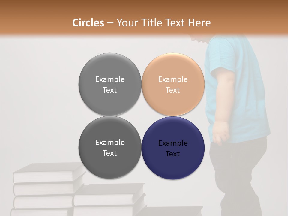 Male Profile Tower PowerPoint Template