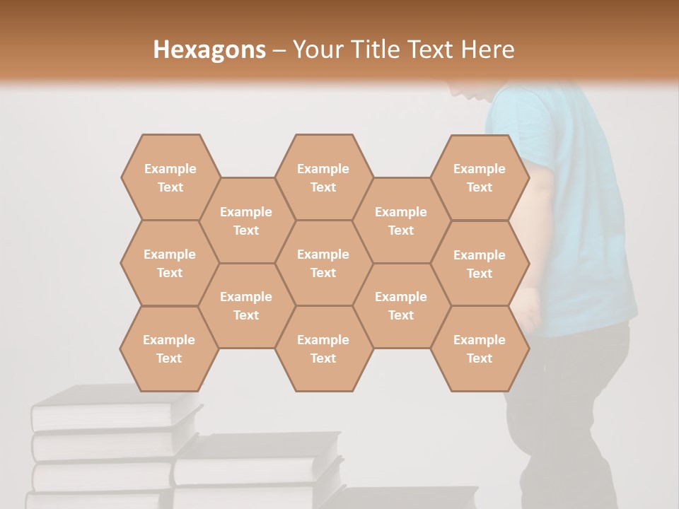 Male Profile Tower PowerPoint Template