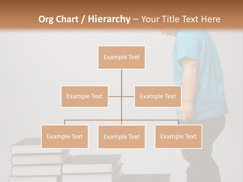 Male Profile Tower PowerPoint Template