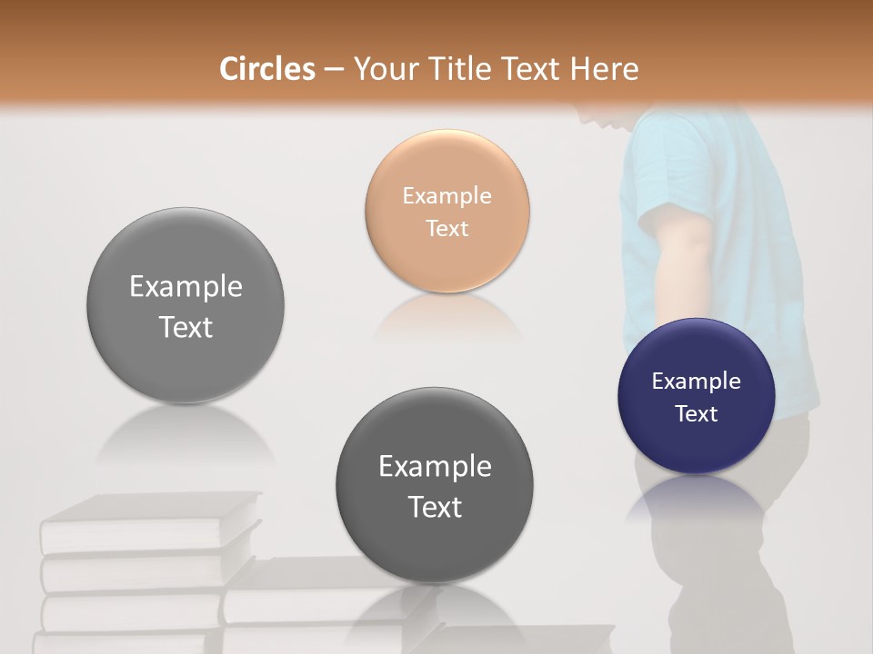 Male Profile Tower PowerPoint Template