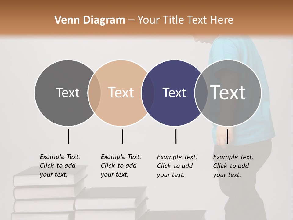 Male Profile Tower PowerPoint Template
